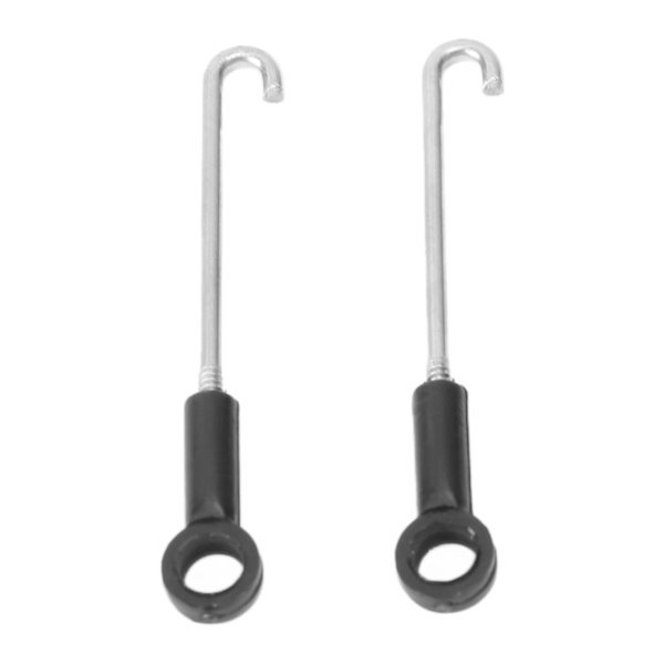 2 stk. RC veivstang Profesjonell erstatning RC nedre lenkestang for WLtoys K200 RC fly
