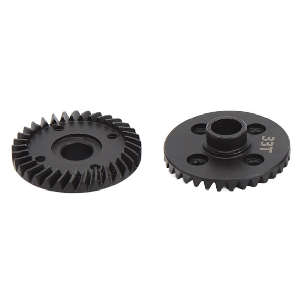 RC Diff Gear Stål Højholdfast RC Differential Ring og Pinion Gear til 1/10 fjernbetjeningsbil 33T 12T