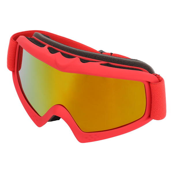 Skibriller for barn HD-belegg Linse UV-beskyttelse Støtsikkerhet Justerbare snøbriller Briller for ski Ridning Røde