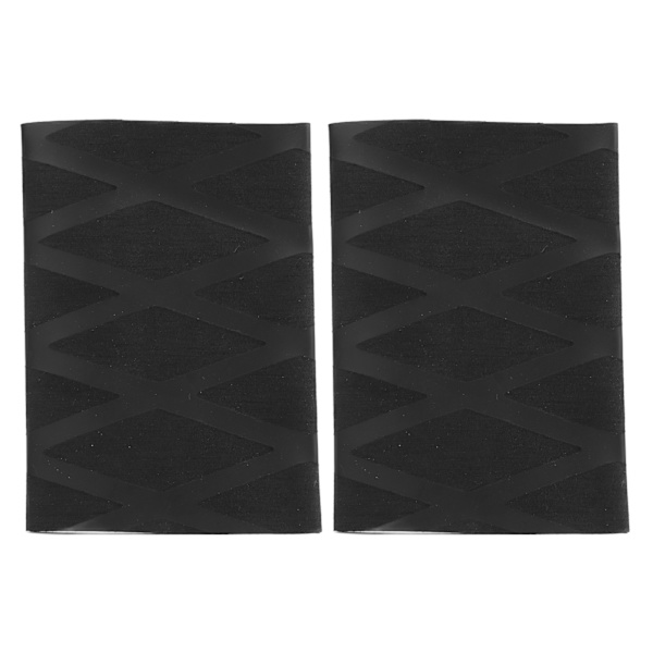 2 ST Tennisracket Grip Tape Varmekrympbar polyolefinracket overgreb til horisontal racket Sport Sort