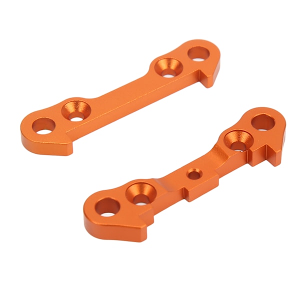 2 st Metall främre undre arm Fast blockplatta Anslutningsplattor Orange för ZD Racing 1/7 DBX07 EX 07 RC Car