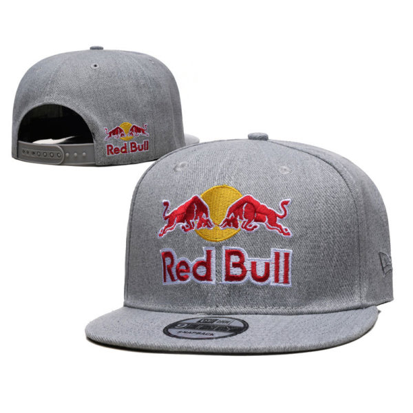 F1 Red Bull Racing Red Bull Hat Cap Broderad sportkupol hip-hop-hatt för män Populär skateboard Resor Utomhussport Mössa One Size grey