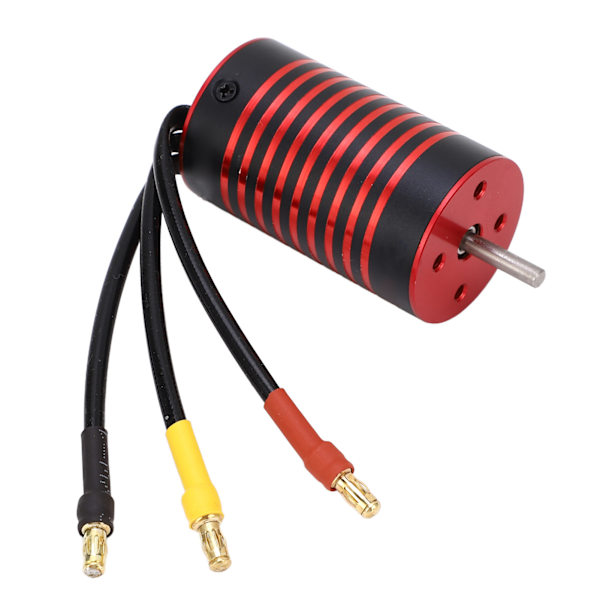 2845 RC-auton harjaton moottori Vedenpitävä ruosteenkestävä alumiiniseos 4-napainen RC-auton moottori 1/12 1/14 RC-autolle 2800KV