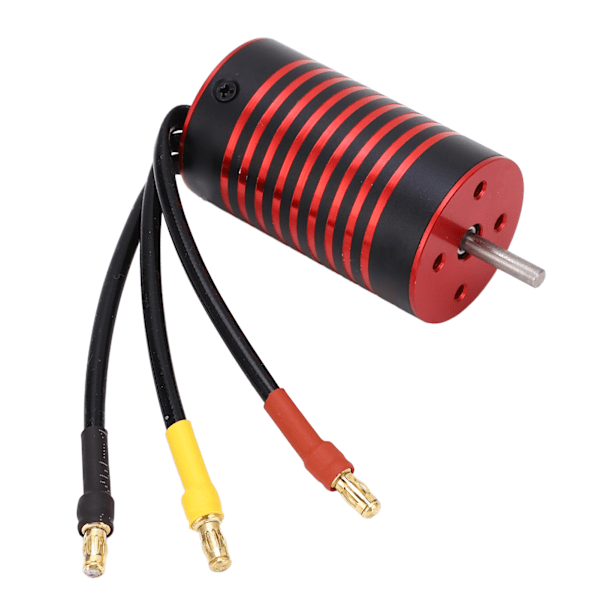 2845 RC bil børsteløs motor Vandtæt rustbeskyttet aluminiumslegering 4-polet RC bilmotor til 1/12 1/14 RC bil 2800KV