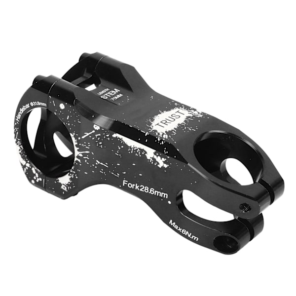 Cykelstam Långt justerbart CNC-styre Lättvikts ihåligt 31,8 mm Cykelstyrestam för mountainbike landsvägscykel Svart