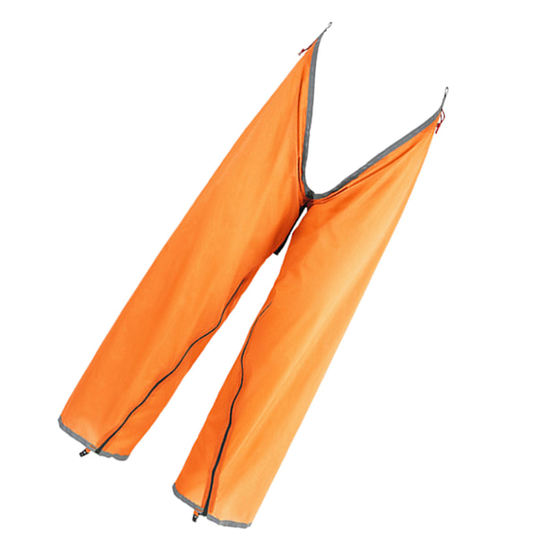 Regnbukser Vandtæt Letvægts Nylon Anti Skrid Justerbar Multifunktionel Regntæt Bukser Orange