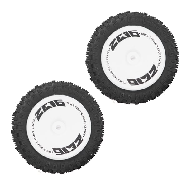 2kpl Kumiset RC-auton takarenkaat takana RC-pyörän rengassarja WLtoys 124007 kauko-ohjattavalle autolle