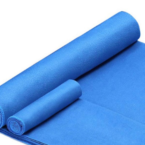 Kylhandduk Microfiber Snabbtorkande Mjuk Bekväm Kylhandduk för Simning Fitness Sport Beach Royal Blue