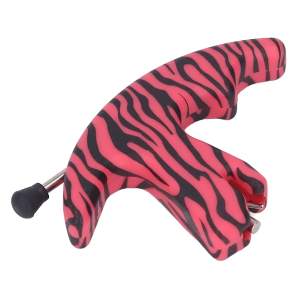 Tommel Bow Release 3 Finger Sensitivt Komfortabelt grep Tommel Bow Release for Utendørs Bueskyting Rosa