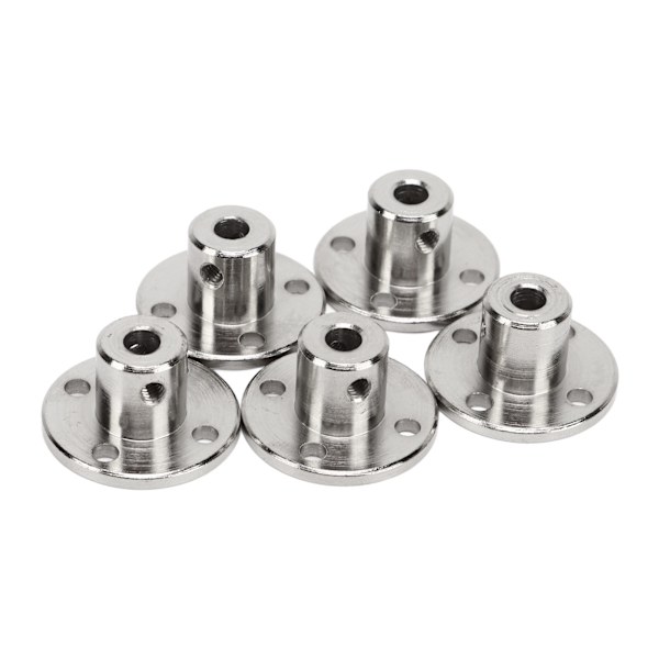 5 STK 4 mm flänskopplingskontakt Stål Styv styrning Modellkoppling Tillbehör Axelaxlar Beslag för DIY RC modellmotorer