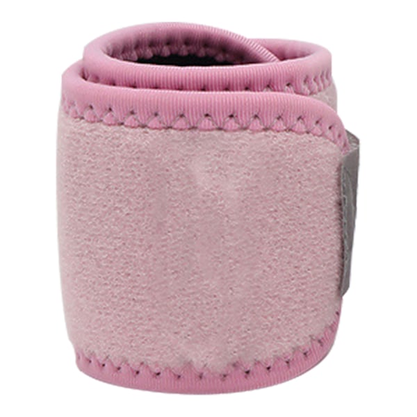 Rannetuki Andas-vuori Koukku ja silmukka Kestävä nylon Pehmeä mukava ranteen kompressiohihna urheiluun ulkoiluun vaaleanpunainen