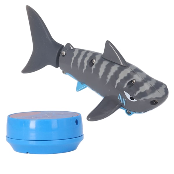 Minifjernkontroll Toy Shark Elektrisk RC Hai Bassenleke for Barn over 6 år Grå