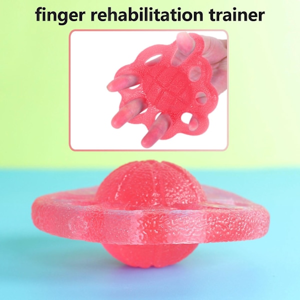 Silikongreppboll för hemmaträning, fingerstöd, handflata, män och kvinnor, professionellt fingerstöd för fitness