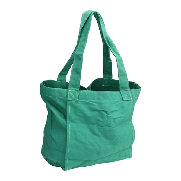 Yogamatta Carrier Tote Bärbar förvaring Canvas Carryall Axelväska 2 lager med blixtlås Grön