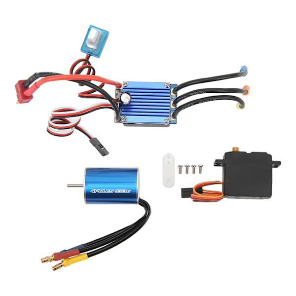 2435 4800KV harjaton moottori 25A ESC 2,2 kg servo RC harjaton moottori 1/16 1/18 RC autoon
