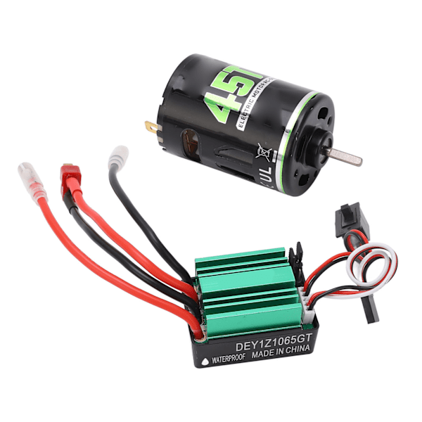 540 Borstad Motor med 65A T-kontakt ESC Vattentät Elmotor med hög torsion för RC-klätterbil 45T