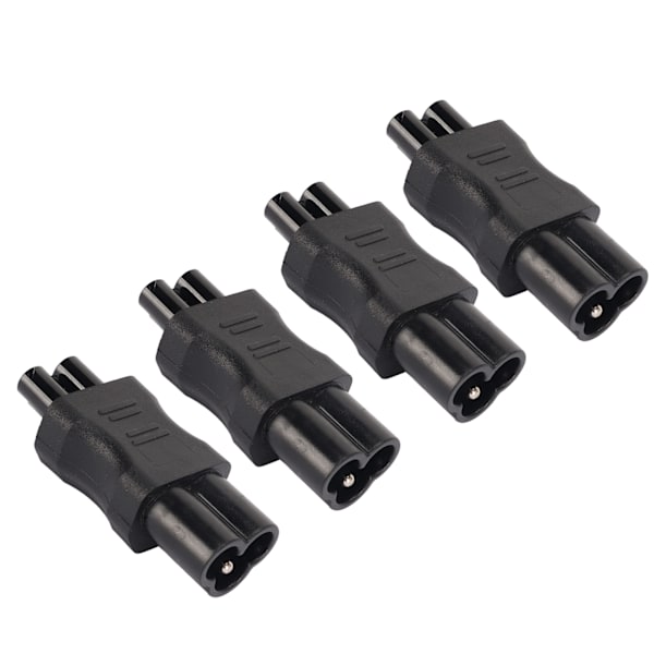 4st IEC320 C6 till IEC320 C5 Strömadapter IEC320 C6 till C5 Strömkabel Adapter Kontakt Konverterare för Laptop