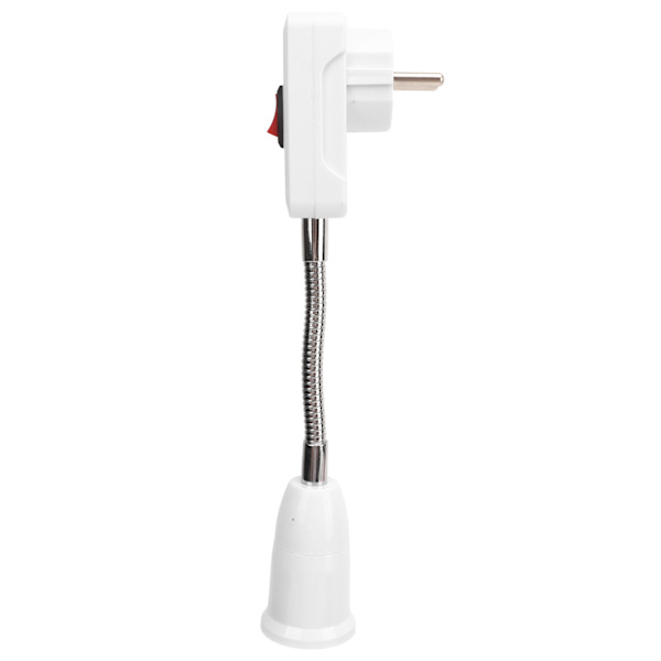 All Direction Extension Adapter Extension Socket Converter E27 Socket Converter med strömbrytare EU-kontakt AC110‑220V