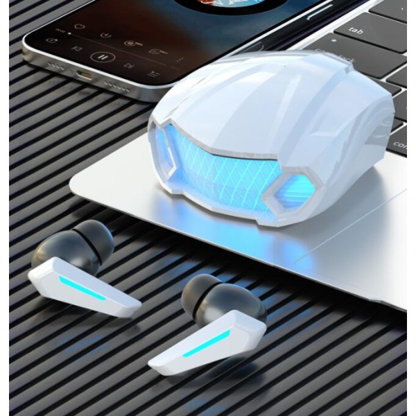 Brusreducerande, trådlöst, Bluetooth -hörlurar (M5 White)