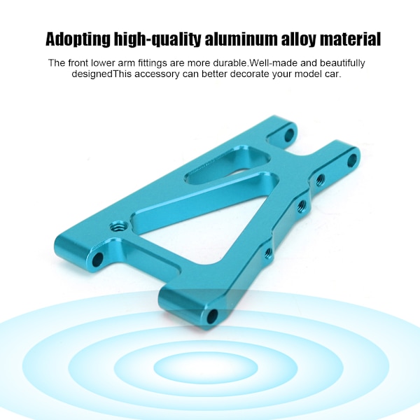 2 STK legering fremre nedre arm oppgraderingsdeler Passer for KYOSHO 4WD Optima 1/10 terrengkjøretøy (blå)