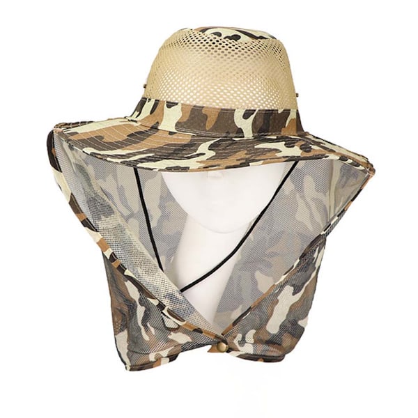 Camouflage Bucket Hat för utomhusfiske, solskydd