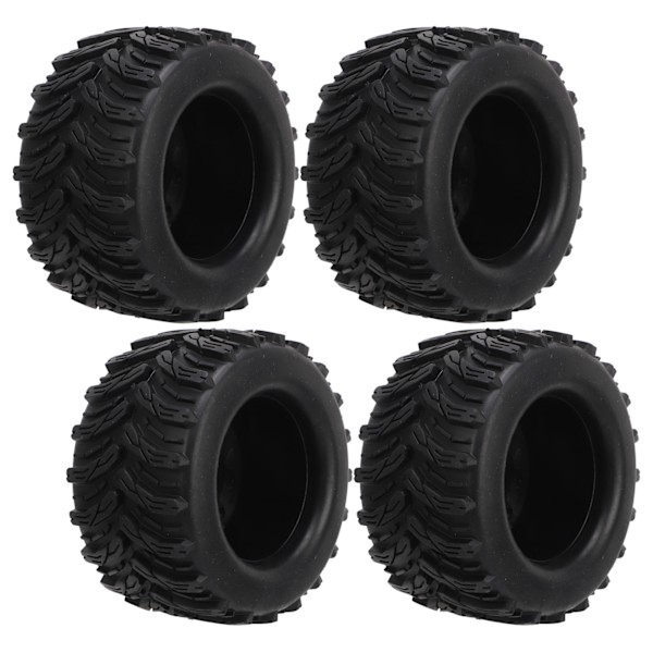 4 kpl 1/10 RC-auton rengassarja, paksumpi liukumaton vahva vaimennus RC-renkaat ja -vanteet 12 mm:n 14 mm:n liittimellä Traxxas A -malliin