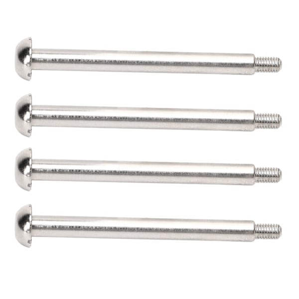 4 stk RC Nedre Hengselstift Stål Aluminiumlegering RC Hengselstift med M3 Mutter for ARRMA 1/7 1/8 Series Sølv