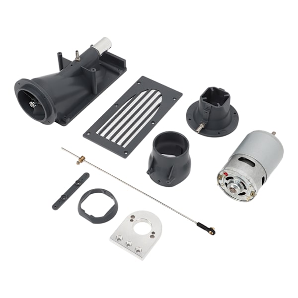 40 mm RC Båd Jet Pumpe Thruster RC Båd Thruster Jet Pumpe Sæt med 775 Børstet Motor Grå