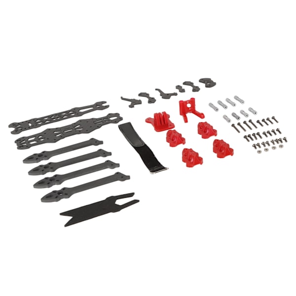 FPV Racing Drone Frame Profesjonell 225 mm hjulbase karbonfiber Quadcopter ramme for RC Drone Tilbehør Rød