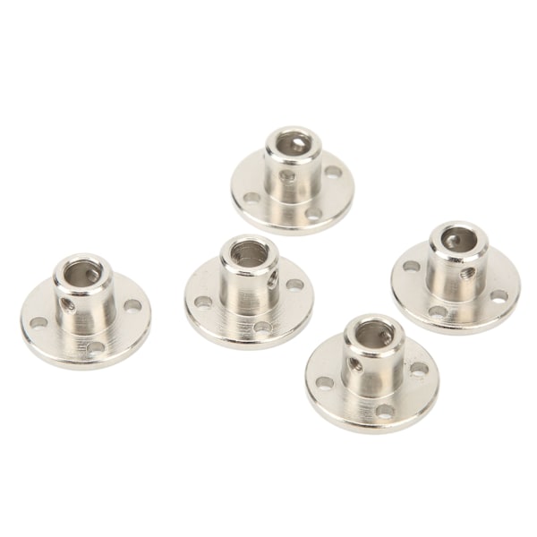 5 st 6 mm flänsaxelkoppling Flänskopplingskoppling Stel styrmodell koppling Tillbehör Axelaxelkopplingar för RC modellmotorer
