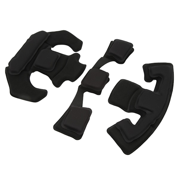 Hjälmkudde Huvudkudde Skyddande 2-lagers Memory Foam Kudde Hjälmkudde Set för WENDY Black