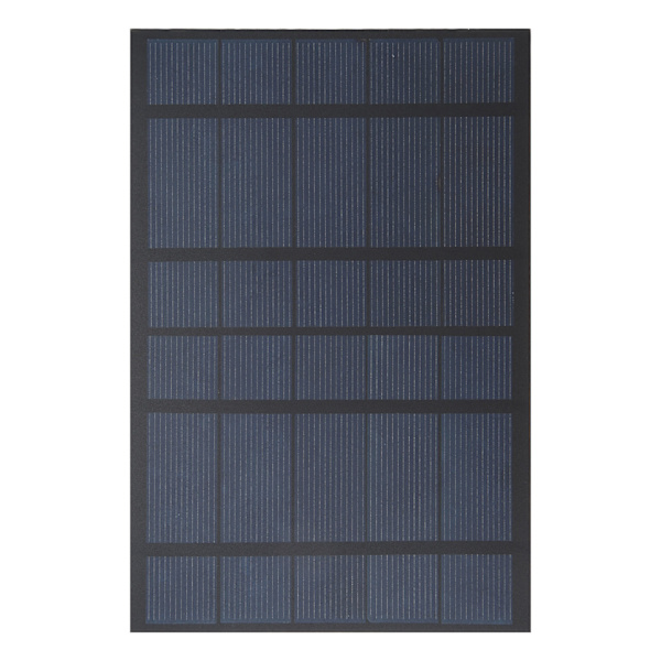 2,5 W 5 V kannettava aurinkolatauspaneeli, polysilikoni, vedenpitävä, kevyt aurinkopaneelilaturi 3,7 V:n akulle, retkeilyyn