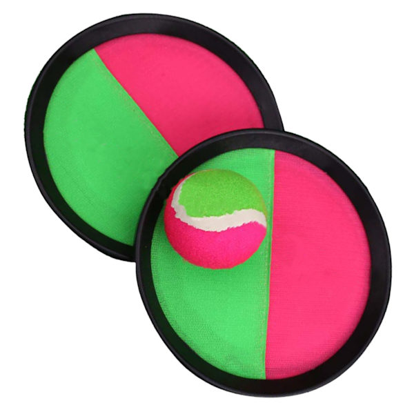 Barns kasta fångstboll Gummi Praktiskt Intressant förälder Barnleksak Kasta Catch Paddle Ball Game