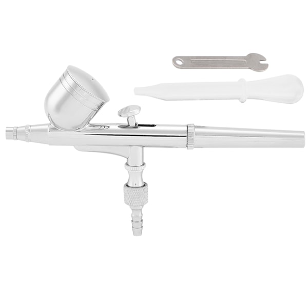 Dobbeltvirkende Gravity Feed Airbrush-sett for leker og neglpleie (0,5 mm)