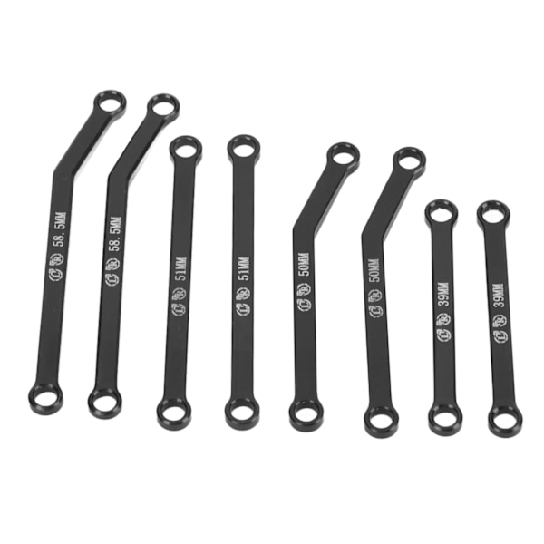 Dragstång Aluminiumlegering Dragstångsenhet för Axial SCX24 1/24 Fjärrkontroll Biluppgradering Del Blå