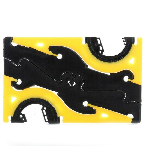 Selfie karbonkort sammenleggbar mobiltelefonholder og justerbart mobiltelefontilbehør (ett stykke) yellow