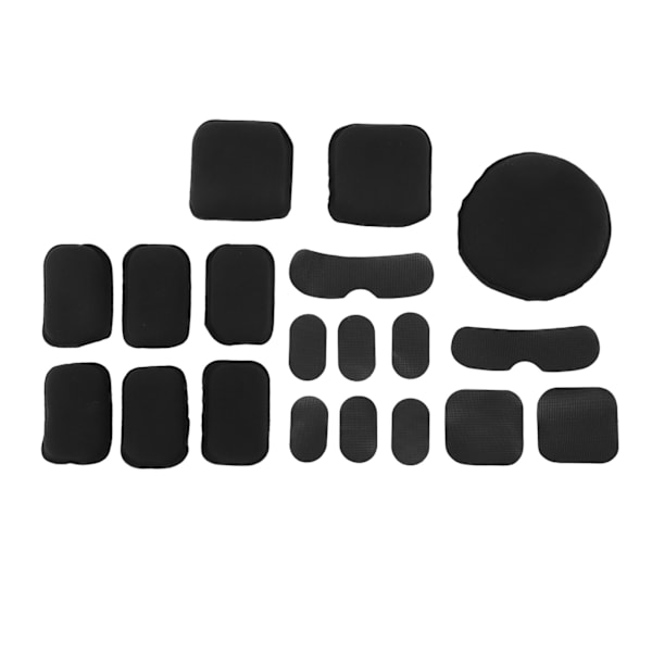 Black Helmet Liner System Utomhushjälm EVA Pading Pads Kuddmattor Ersättningsdyna med krok och ögla