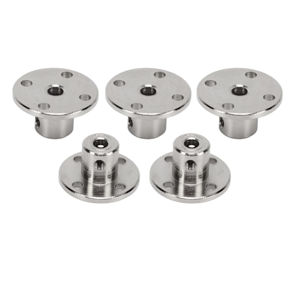 5 STK 4 mm flänskopplingskontakt Stål Styv styrning Modellkoppling Tillbehör Axelaxlar Beslag för DIY RC modellmotorer