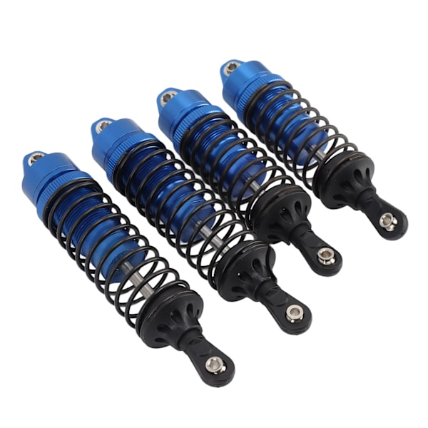 4 kpl RC etu- ja takaiskunvaimentimet alumiiniseosta muovia elastinen jousi RC iskunvaimennin TRAXXAS SLASH 1/10 auto sininen