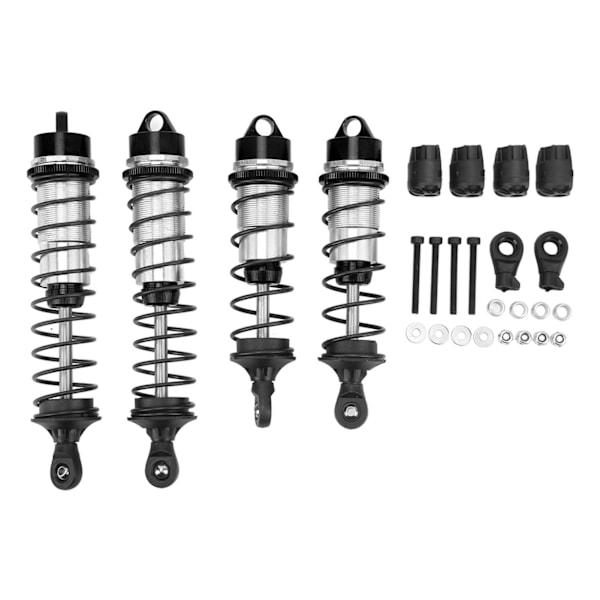 RC Fremre Bakre Støtdempere Demper Aluminiumslegering RC Bil Fjær Støtdemper for ARRMA 1/7 1/8 RC Biler Svart