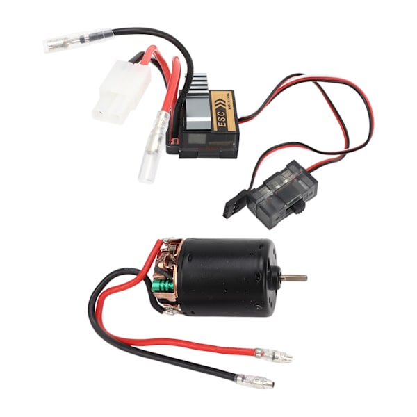 RC Børstet Motor ESC Kit Ekstern Kulbørste Vandtæt 540 Børstemotor 320A ESC med Tamiya Stik 13T