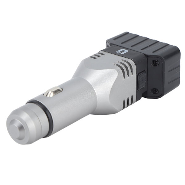 Bil plug-in ficklampa Uppladdningsbar dubbel ljuskälla Super ljus mini handhållen bil laddad nödlampa dubbla lampor