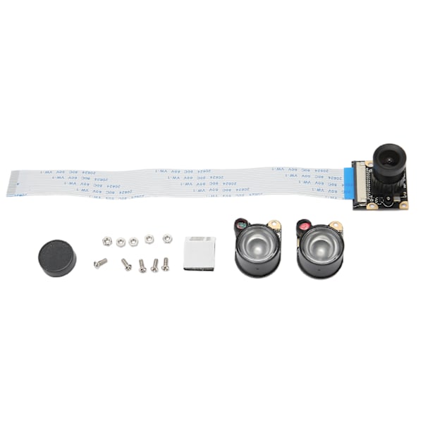 For RasPi Kameramodul 5MP 1080P Infrarød Nattsyn Manuell Fokusering OV5647 Sensor for Reparasjon Erstatning