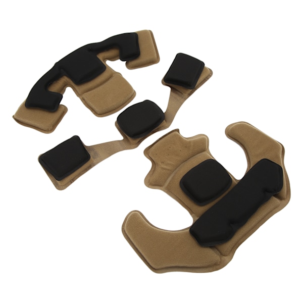 Hjelmpute Hodepute Beskyttende 2-lags Memory Foam Pute Hjelmputesett for WENDY Tan