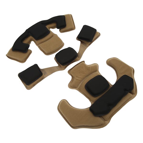 Kypäräpehmuste Pääpehmuste Suojaava 2-kerroksinen Memory Foam Pehmuste Kypäräpehmustesetti WENDY Tan -kypärään