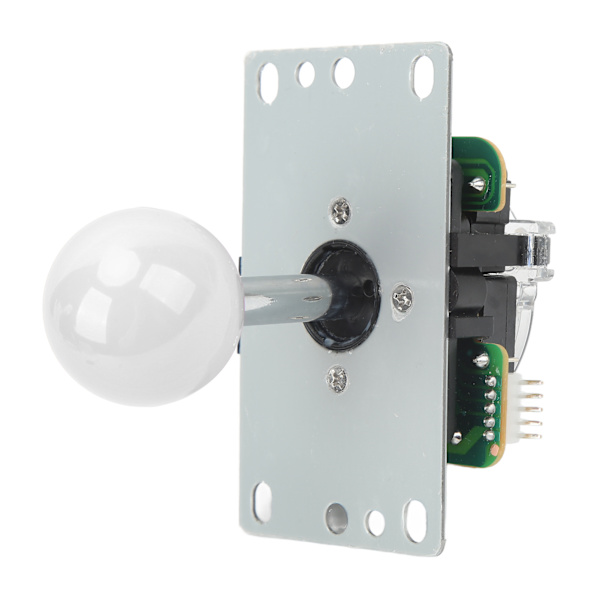 Arcade Joystick Gamepad DIY Joystick Arcade Game Fighting Stick Ersättningsdelar Pin Kretskort med kulhuvud Vit