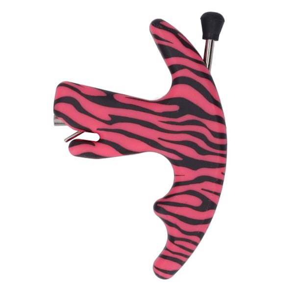 Tommel Bow Release 3 Finger Sensitivt Komfortabelt grep Tommel Bow Release for Utendørs Bueskyting Rosa