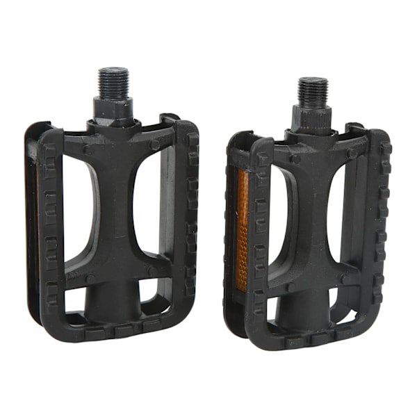 2st cykelfotpedal med reflekterande rand Halkfri Robust plast Mountain Road Bike Pedal Byte