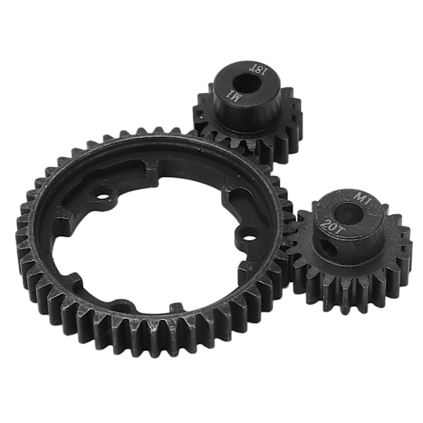 Herdet stål 46T Hoveddrev M1 18T 20T Pinjong for Traxxas XO 1 E REVO 2.0 Fjernkontrollbil
