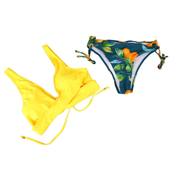 Kvinnor Bikini Baddräkt 2 delar Vattentät Andas Vacker Baddräkt för Beach Simning Party